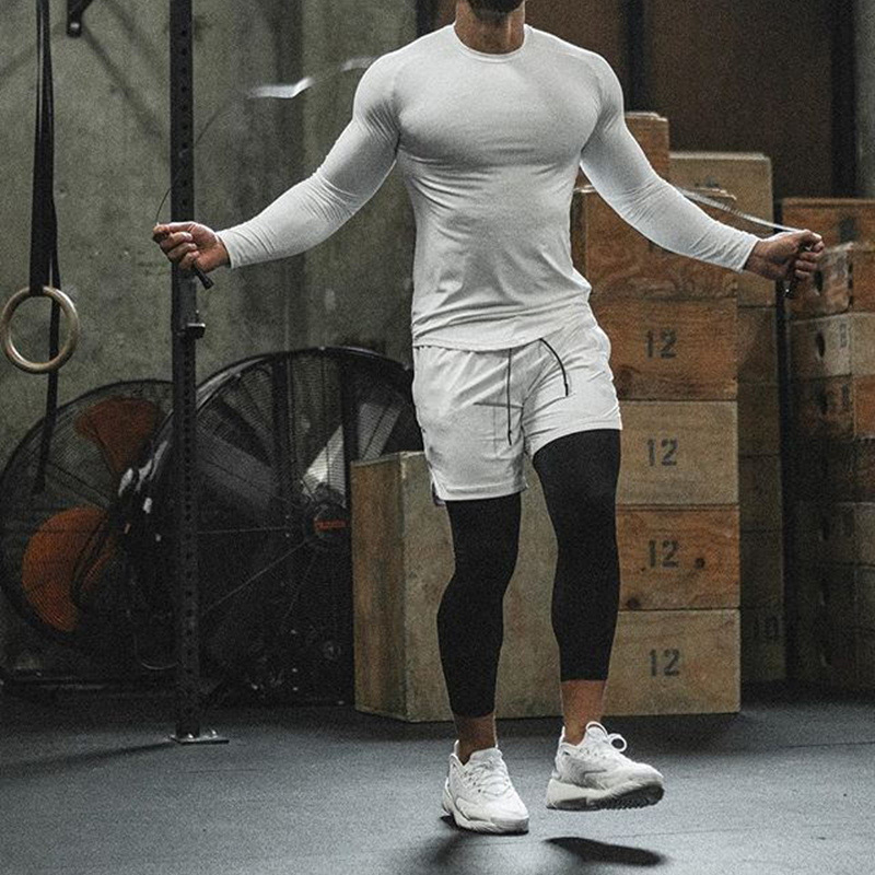 Alpha Gym Long Sleeve Shorts 23